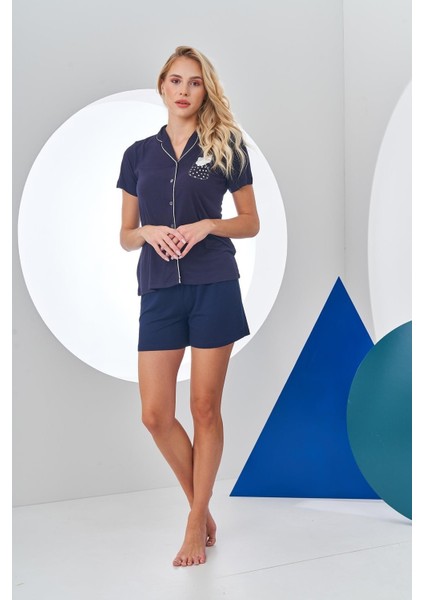 Kadın Şortlu Pijama Takımı 24210