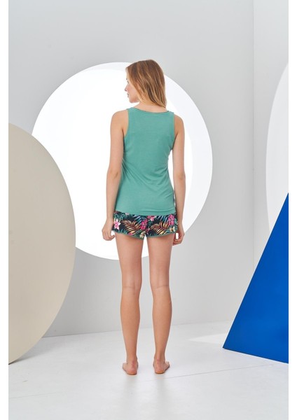 Kadın Şortlu Pijama Takımı 24159