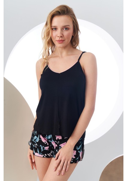 Kadın Şortlu Pijama Takımı 24165