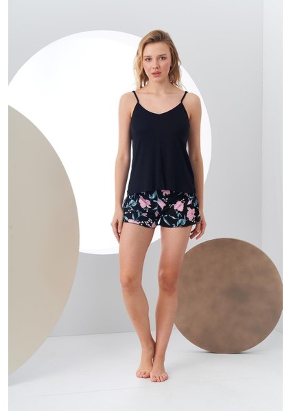 Kadın Şortlu Pijama Takımı 24165