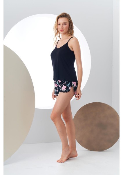 Kadın Şortlu Pijama Takımı 24165