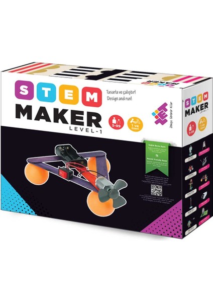 STEM - Maker Elektronik Seti Level-1 5+ Yaş 1+ Oyuncu