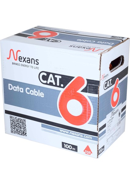 Cat6 Utp 4X2X23 Awg Lsoh 305 Metre Turuncu