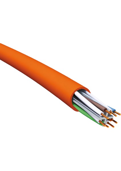 Cat6 Utp 4X2X23 Awg Lsoh 305 Metre Turuncu