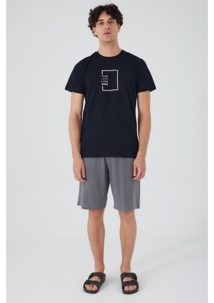 Erkek Şortlu Pijama Takım 2524-S