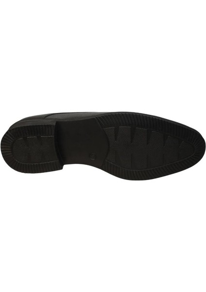 Yazkış Erkek Siyah Cilt Hakiki Deri Kauçuk Taban Bağcıklı Klasik Ayakkabı fırsatları