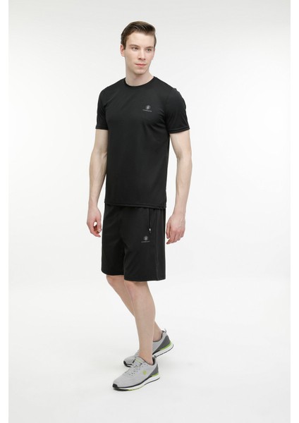 M-CT101 Basıc Pes Short 2 Siyah Erkek Şort