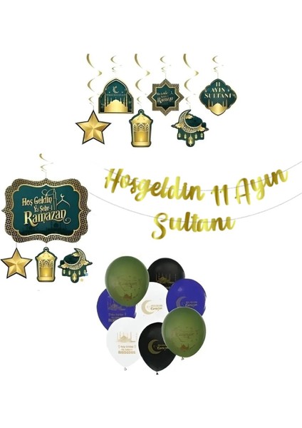 Hoşgeldin On Bir Ayın Sultanı Ramazan Dekarasyon Süsleri