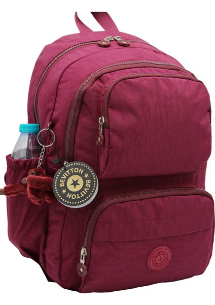 Krinkıl Su Geçirmez Kumaş Unisex Okul Sırt Çantası 6200