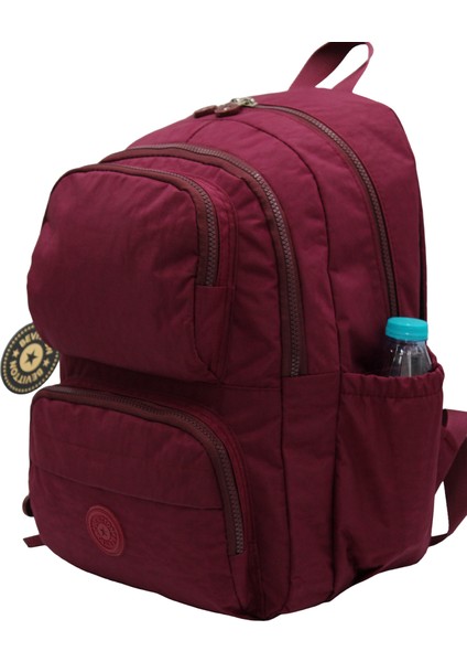 Krinkıl Su Geçirmez Kumaş Unisex Okul Sırt Çantası 6200