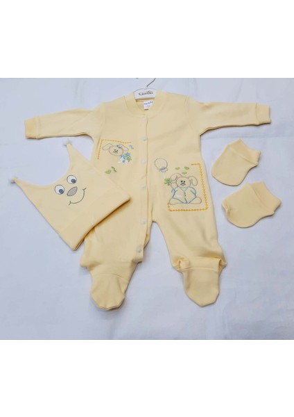 Berkaysun Tekstilden Pamuklu Bebekler Için Tulum Takımı