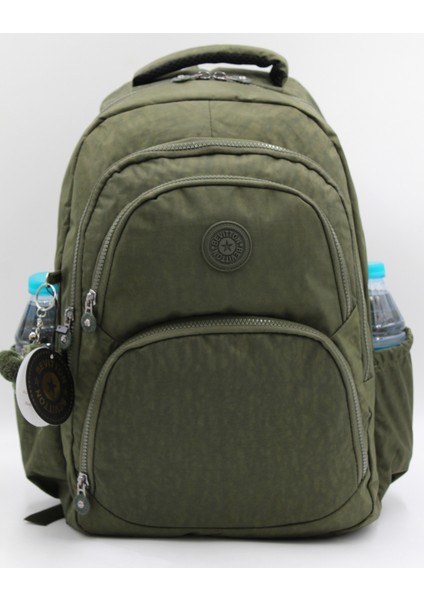 2100 Krinkıl Su Geçirmez Kumaş Unisex Okul Sırt Çantası