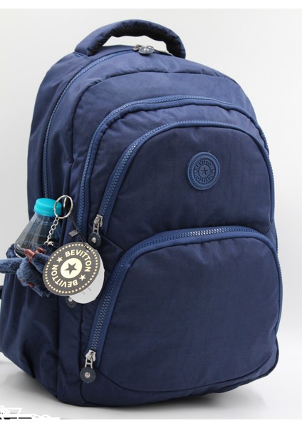 2100 Krinkıl Su Geçirmez Kumaş Unisex Okul Sırt Çantası