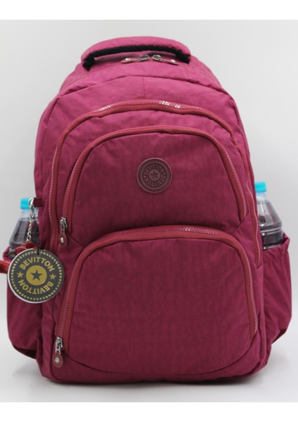 2100 Krinkıl Su Geçirmez Kumaş Unisex Okul Sırt Çantası
