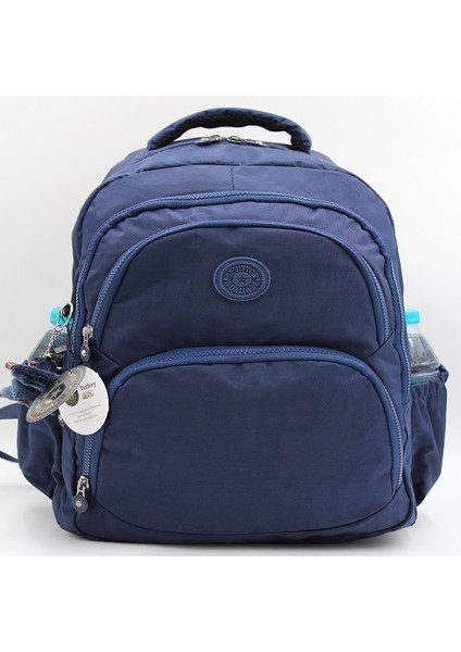 2100 Krinkıl Su Geçirmez Kumaş Unisex Okul Sırt Çantası
