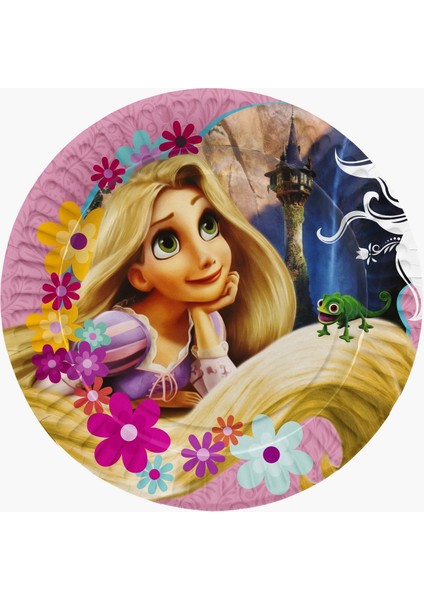 Rapunzel 8 Kişilik Afişli Doğum Günü Süsleri Parti Seti Ekonomik Seti