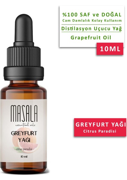 Greyfurt Yağı 10 Ml. (Grapefruit Essential Oil)