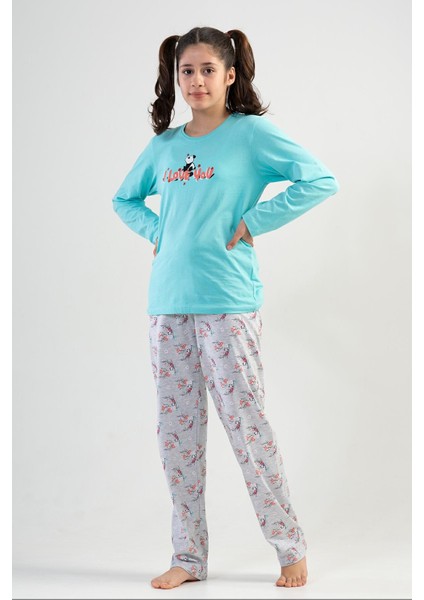 Kız Çocuk Uzun Kol Pijama Takım