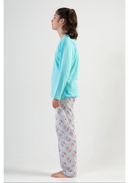 Kız Çocuk Uzun Kol Pijama Takım