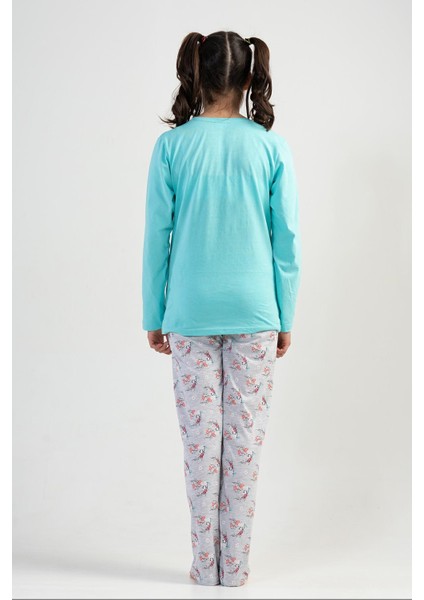 Kız Çocuk Uzun Kol Pijama Takım