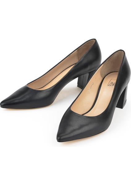 Ziya, Kadın Hakiki Deri Topuklu Ayakkabı 1311003 974 Siyah fırsatları