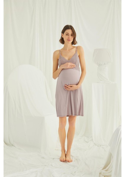 Dantelli Hamile Lohusa Gecelik