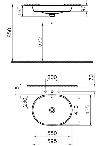 Metropole Tezgahaltı Lavabo 5942B003 - 1082 fiyatları