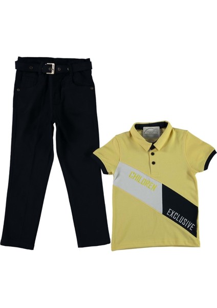 Bcg 327620 Children Nakış Detaylı Lakost Tk - Sarı - 5-6 Yaş