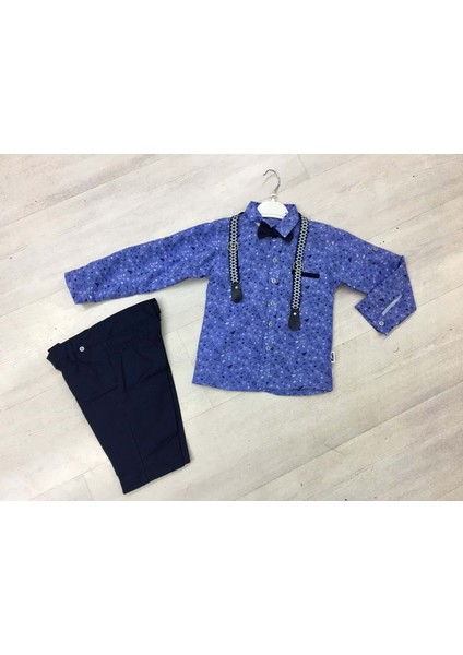 366155 Erkek Ikili Takım 5y/,8y Erkek - Mavi - 5-6 Yaş