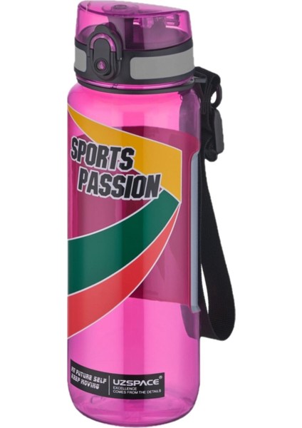Sports Passion 800 ml Tritan Su Matarası Kaydırmaz Tutma Özelliği
