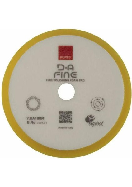 Da Fine 150/180 mm Orbital Sarı Orta Sert Ara Kat Pasta Süngeri fiyatları