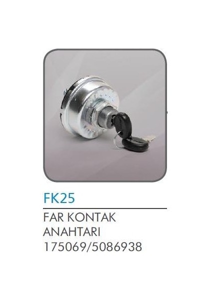 Far Kontak Anahtarı Fıat Traktör 480 Emas FK25