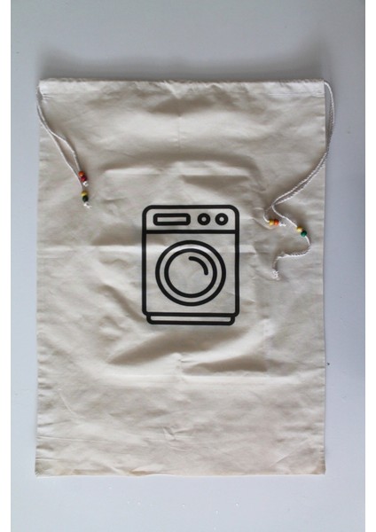 Çamaşır Makinesi Baskılı Çok Amaçlı Kirli Torbası 50X70CM