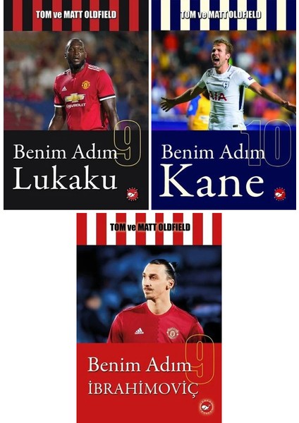 Benim Adım Serisi Futbolcular 3 Kitap Set / Lukaku - Kane - Ibrahimoviç