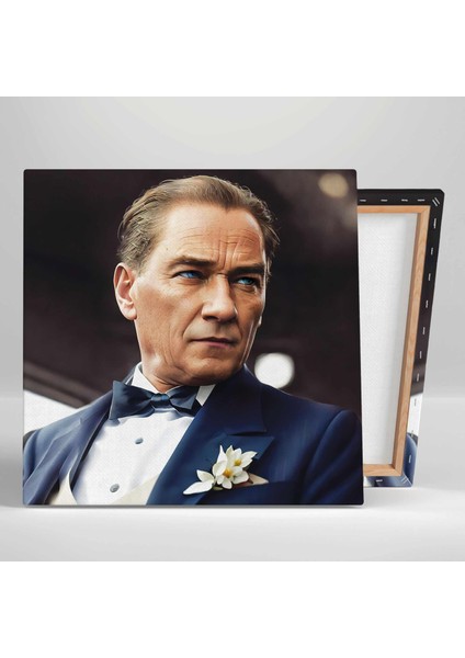 Mustafa Kemal Atatürk Yapay Zeka Günümüzdeki Hali Kanvas Tablo