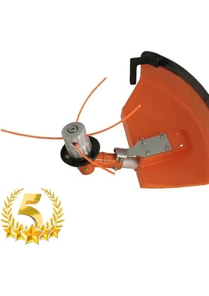 Hızlı Kesim 6 Köşeli Altıgen misina 4,0 x 32 Metre + Universal Tırpan Başlığı Örümcek