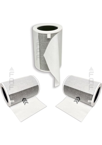 10 Adet 30X100CM Universal Kesilebilen Gümüş Iyonlu Elektrostatik Toz Tutucu Ön Filtre