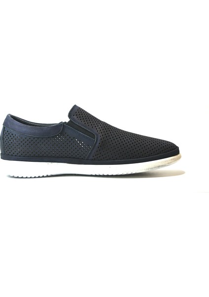2961-2 Deri Lacivert Anatomik Günlük Casual Erkek Ayakkabı modelleri