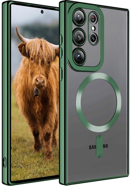 Galaxy S23 Ultra Kılıf Magsafe Wireless Şarj Özellikli Zore Setro Silikon fırsatları