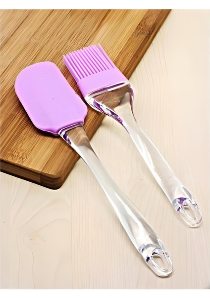 Silikon Yumurta Fırçası ve Spatula 2'li Set