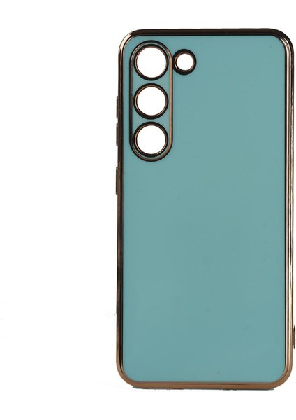 Samsung Galaxy S23 Kılıf Kenarı Gold Renkli Bark Kapak indirimleri
