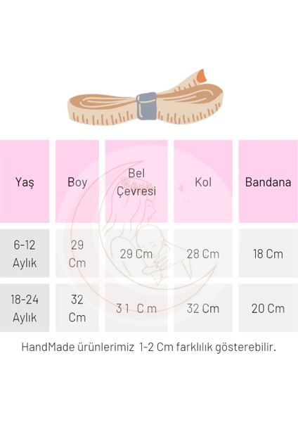 Coconut Düğmeli El Örgüsü Hırka Bandana 2'li Takım Bandana