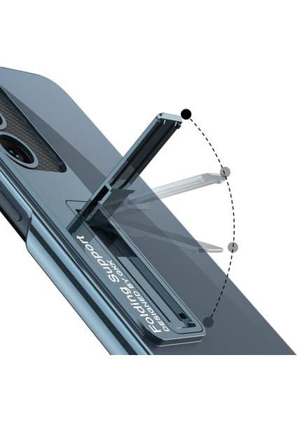 Samsung Galaxy S23 Kılıf Kamera Korumalı Şeffaf Tasarımlı Standlı Kapak fırsatları
