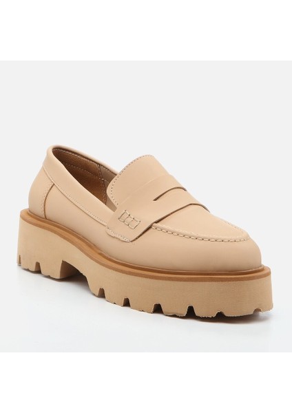 01AYH262010A330  Naturel Kadın Loafer