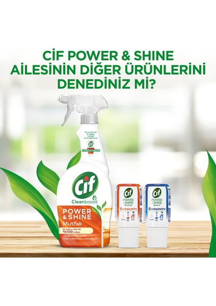 Power Shine Cleanboost Sprey Temizleyici Banyo İçin Temizleyici ve Kireç Çözücü 750 ML