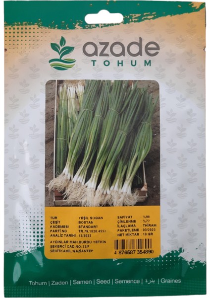 Yeşil Soğan Bostan (Taze Soğan) 10 gr