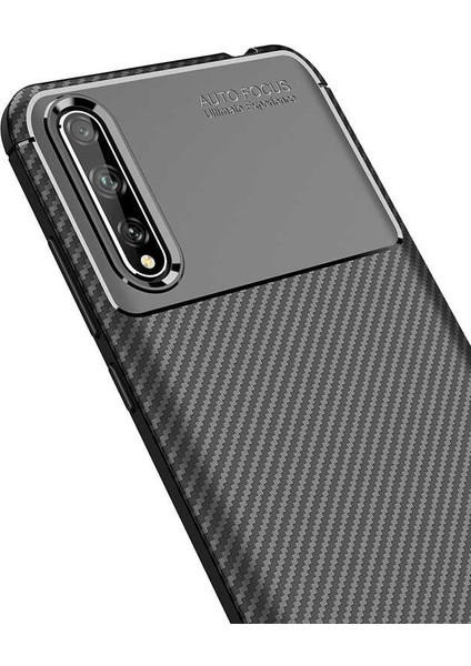Huawei P Smart S (Y8P) Kılıf Benzersiz Dokulu Güçlü Tutuş Hissiyatlı Tam Korumalı Kapak