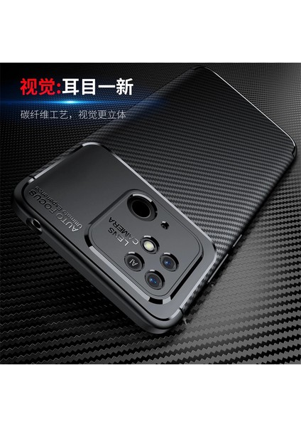Xiaomi Redmi 10C Kılıf Benzersiz Dokulu Güçlü Tutuş Hissiyatlı Tam Korumalı Kapak