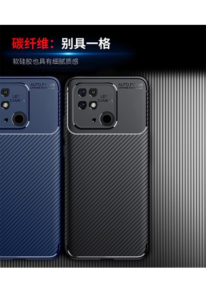 Xiaomi Redmi 10C Kılıf Benzersiz Dokulu Güçlü Tutuş Hissiyatlı Tam Korumalı Kapak