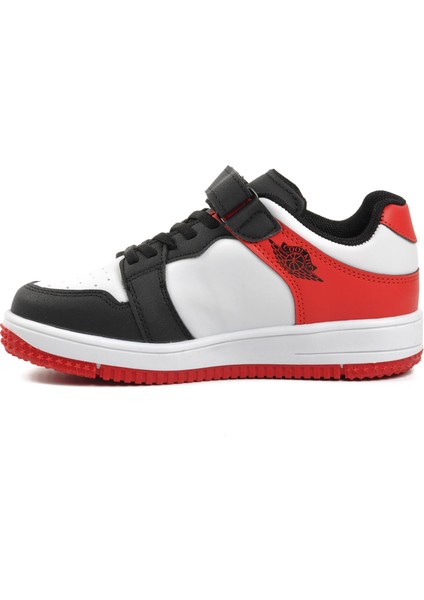 Haykat Kısa-F Siyah-Kırmızı Cırtlı Çocuk Sneaker modelleri
